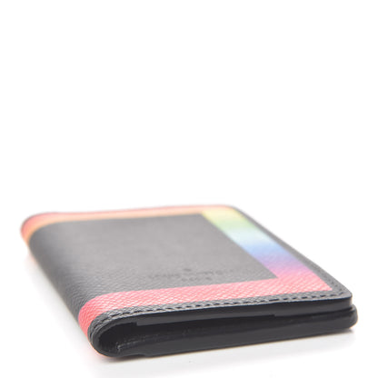 Louis Vuitton Taiga Rainbow Pocket Organizer Black 4 of 7