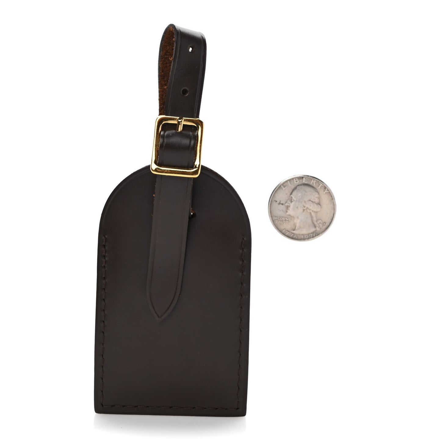 Calfskin Luggage Tag Ebene