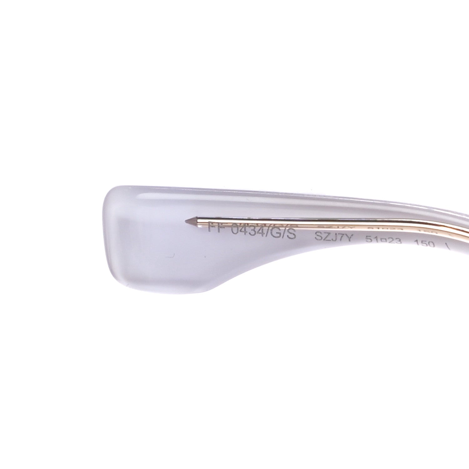 Fendi Acetate FF Sunglasses FF 0434/G/S White Gold 7 of 8
