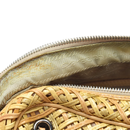 Prada Vernice Madras Camera Bag Quarzo 14 of 15