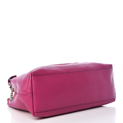 Gucci Cellarius Calfskin Medium Soho Chain Shoulder Bag Bright Bouganville 4 of 19