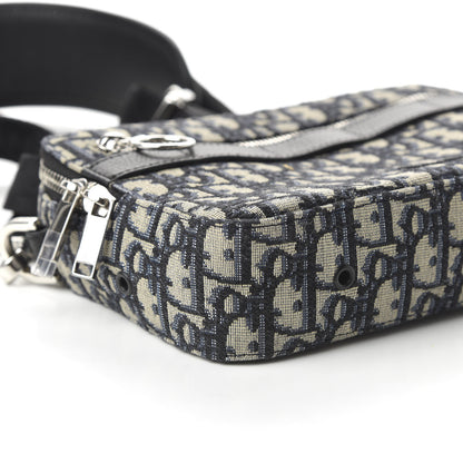Christian Dior HOMME Oblique Safari Messenger Blue 6 of 10