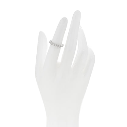 Tiffany Platinum Diamond Narrow Cobblestone Band Ring 47 4.25 2 of 4