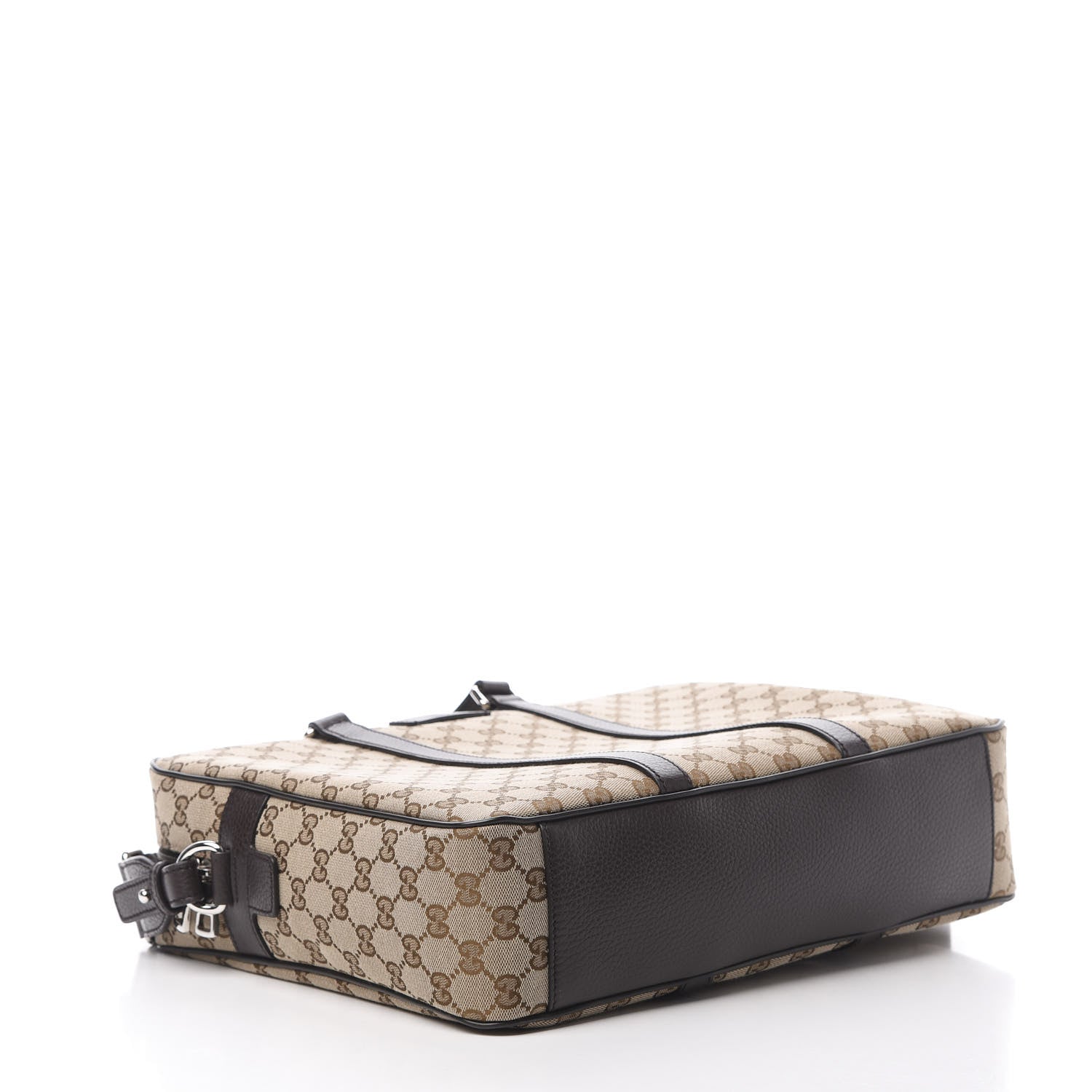 Gucci Monogram Briefcase Dark Brown 4 of 10