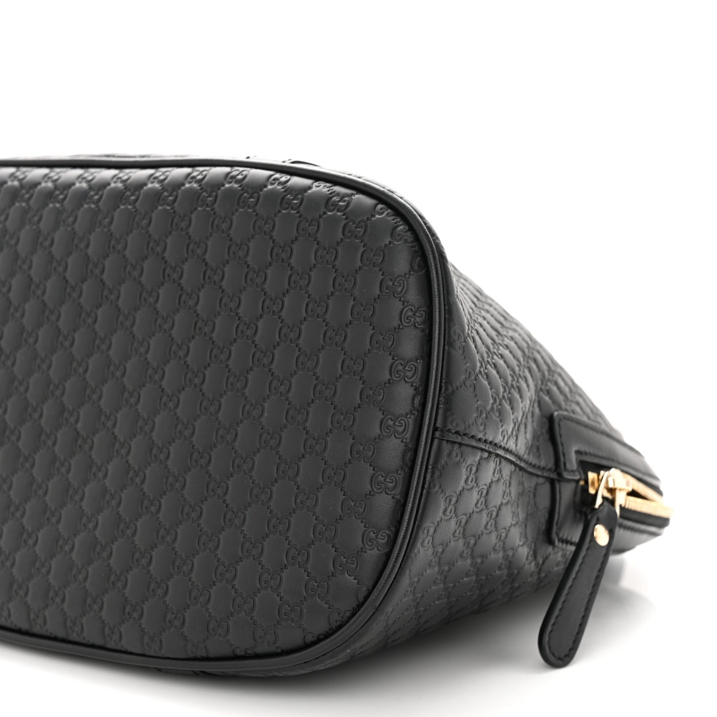 Microguccissima Medium Dome Bag Black