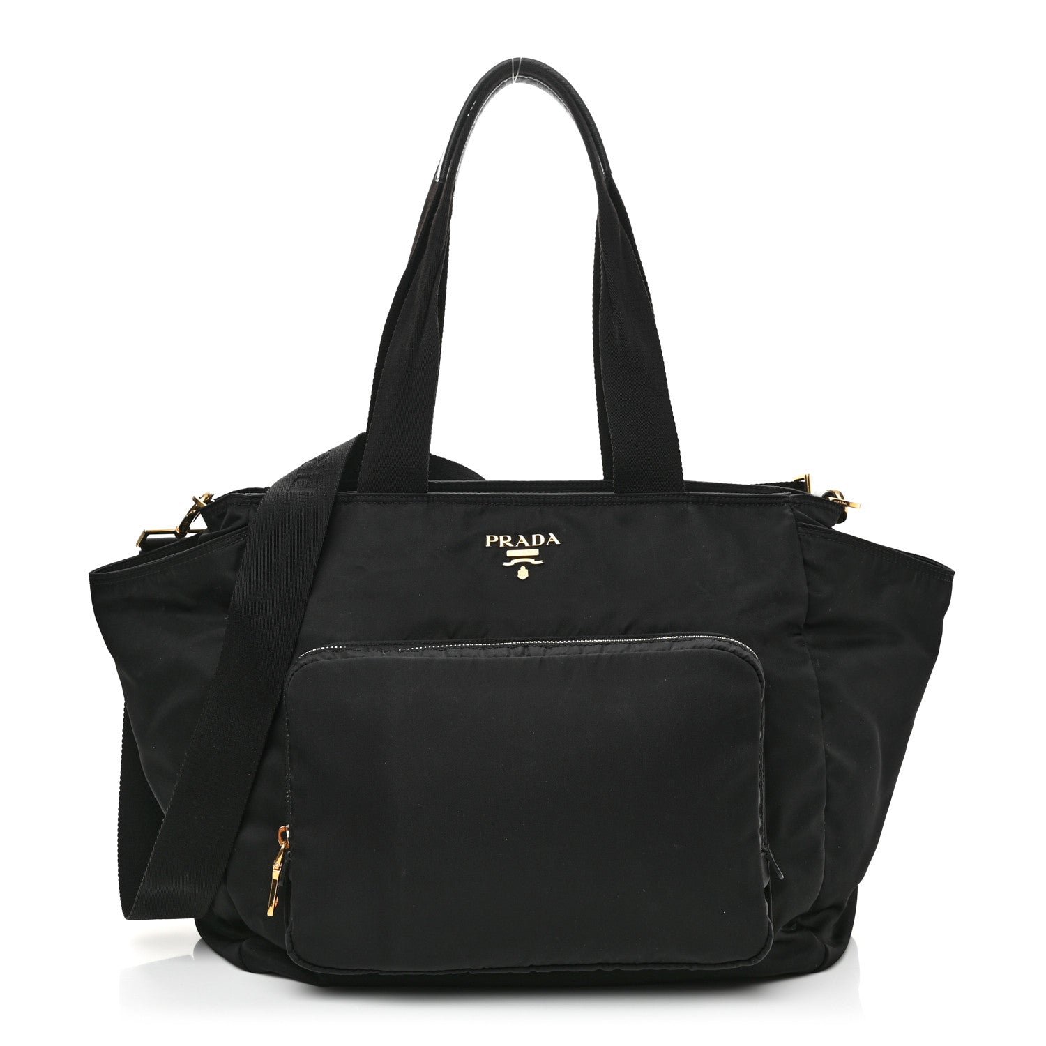 Prada Nylon Vela Baby Bag Black 1 of 10