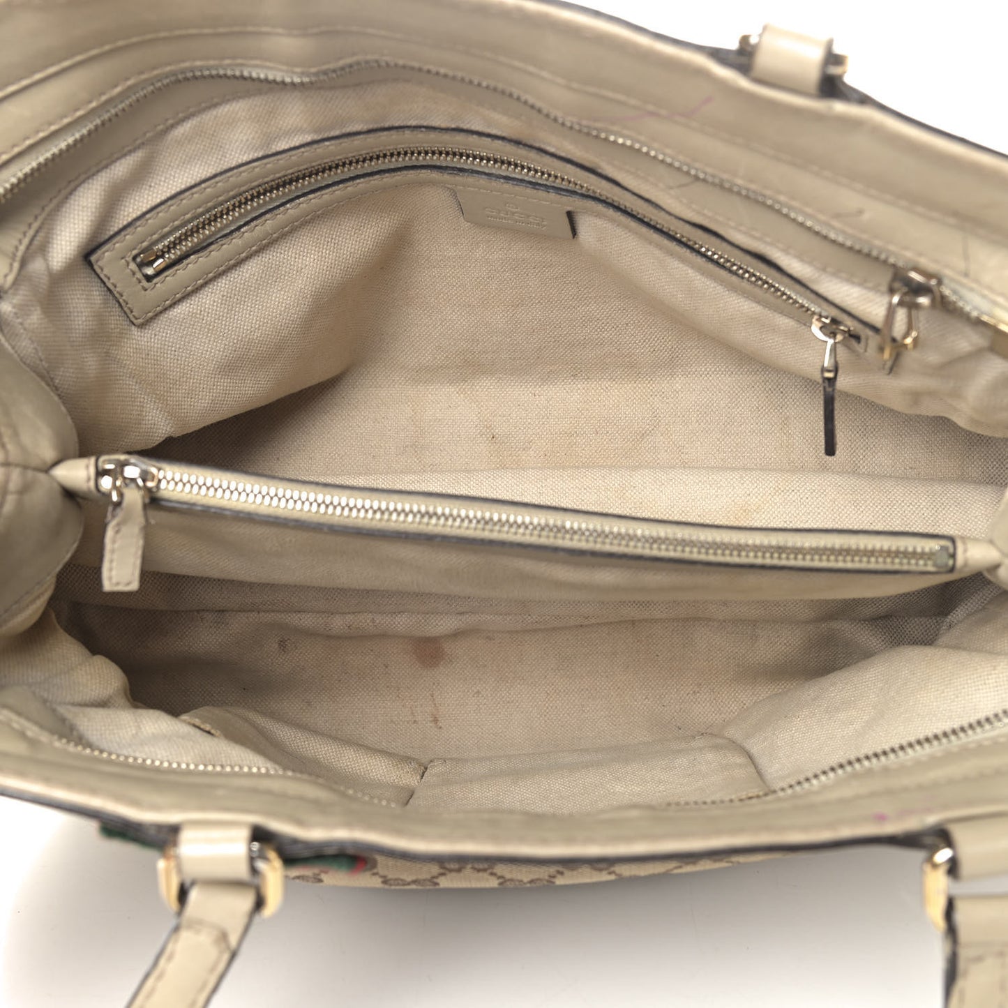 Monogram Medium Mayfair Tote Off White