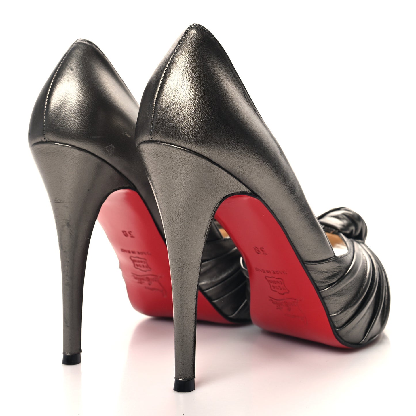 Nappa Lady Gres 120 Pumps 38 Pewter