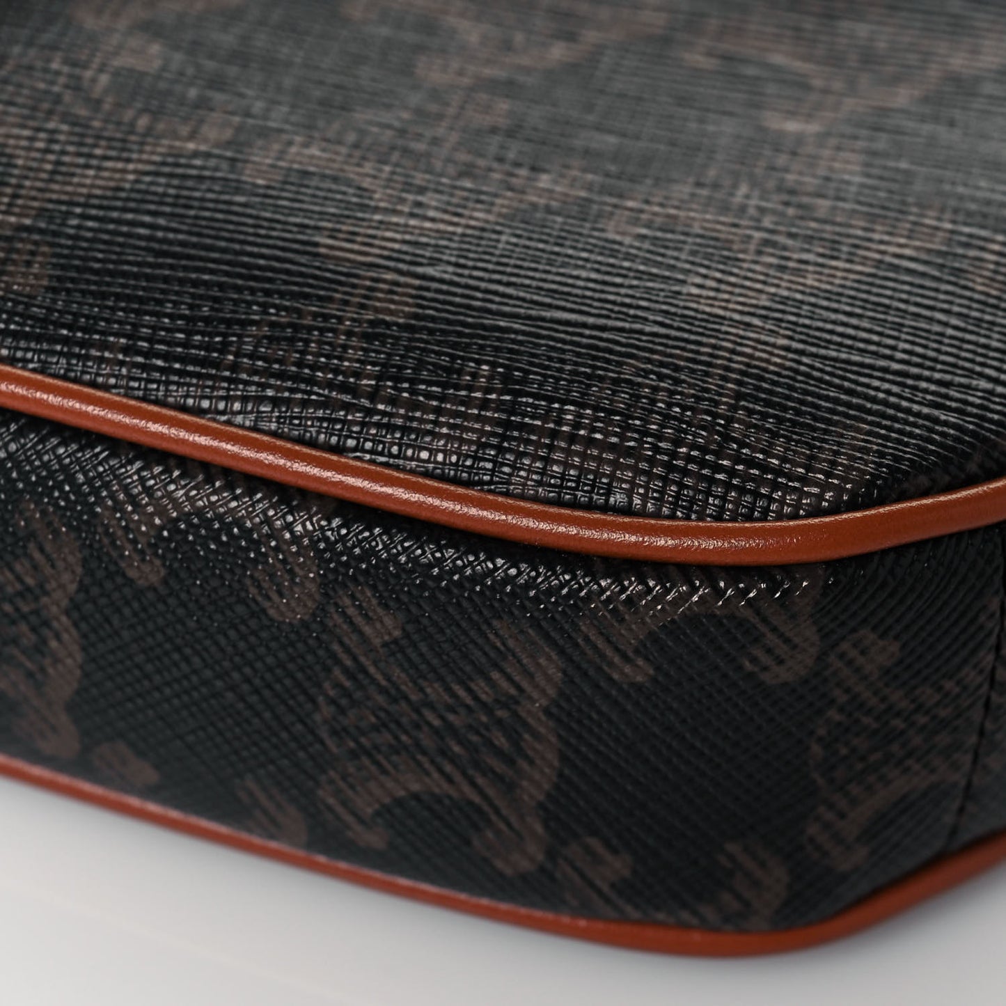 Triomphe Canvas Triangle Crossbody Bag Tan