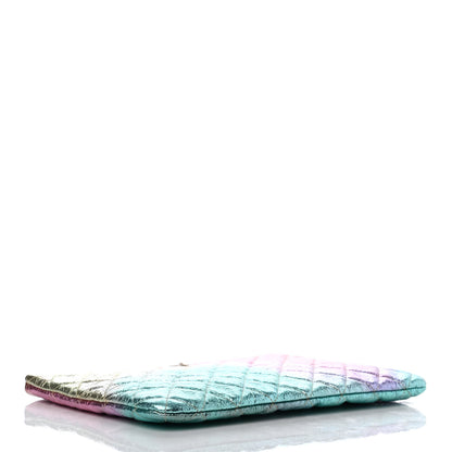 Chanel Metallic Goatskin Quilted Medium 2.55 Reissue Cosmetic Case Multicolor 3 of 4