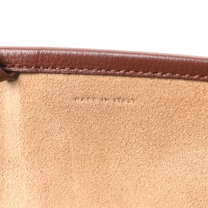 The Row Grained Calfskin Large N/S Park Tote Burnt Wood 7 of 10