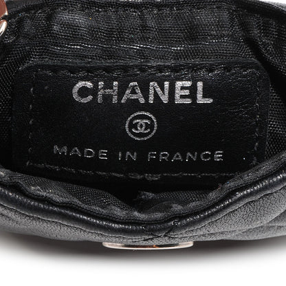 Chanel Lambskin Quilted Phone Case Black 5 of 6