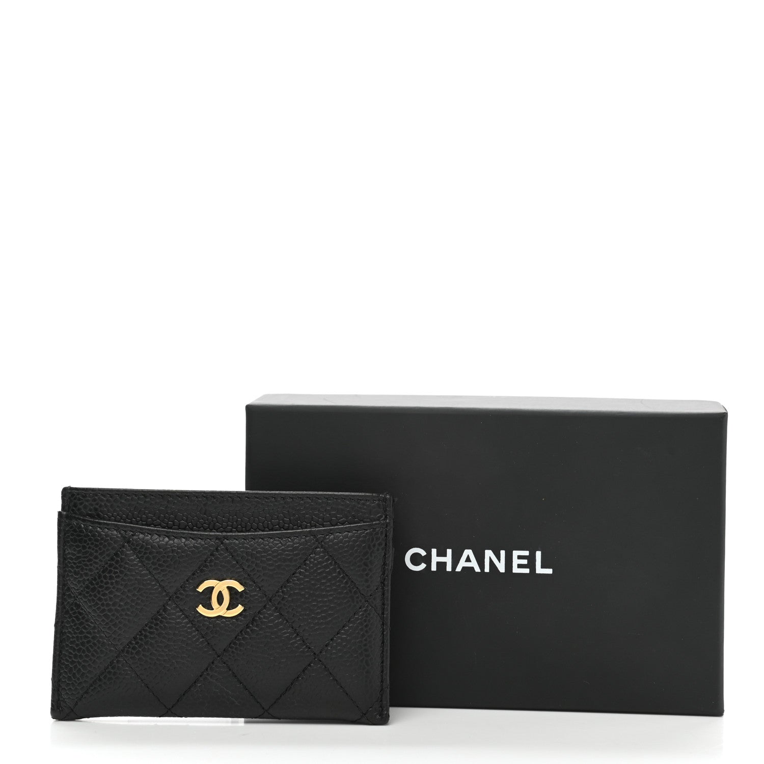 Chanel Caviar Quilted Card Holder Black 9 of 9