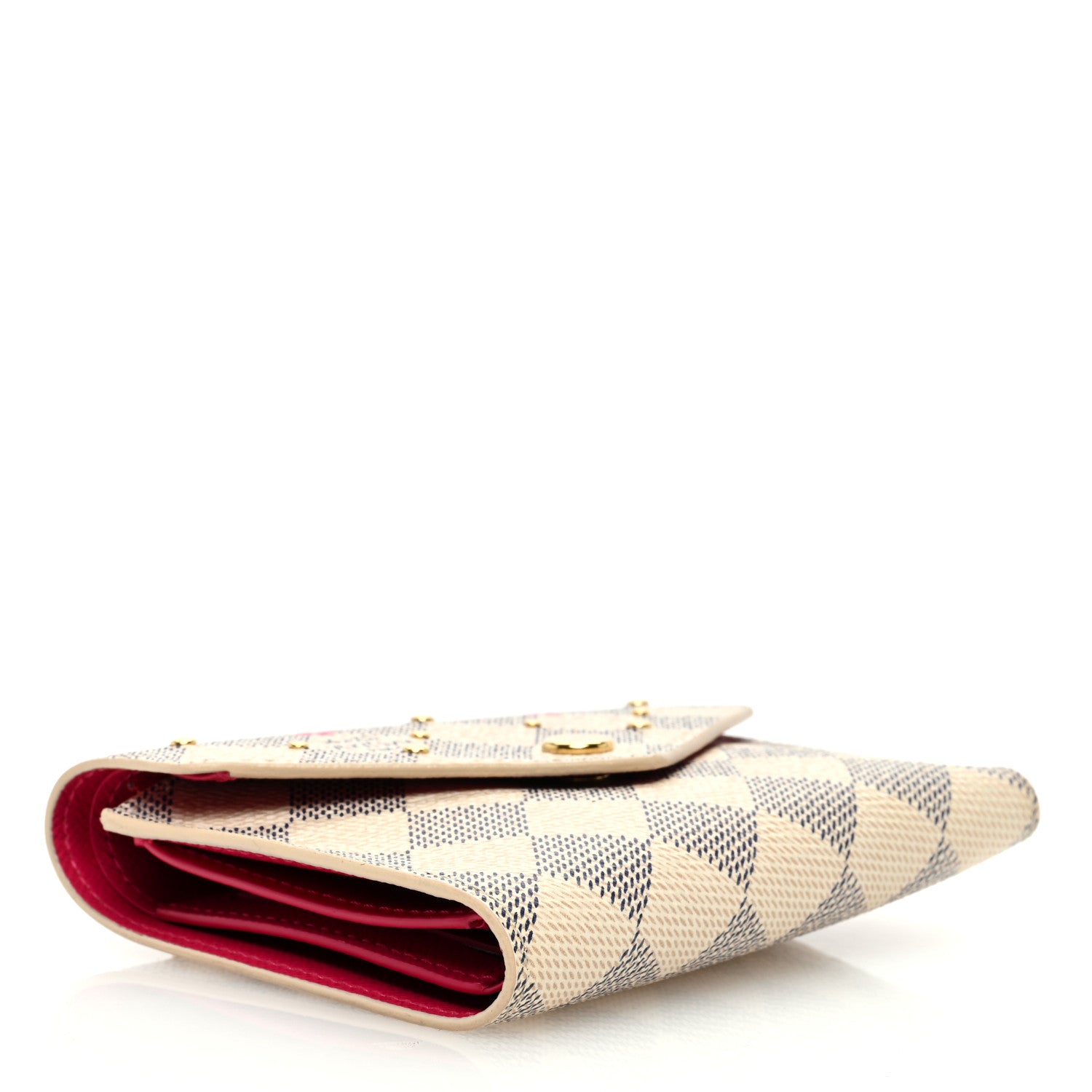 Louis Vuitton Damier Azur Studded Victorine Wallet 4 of 6