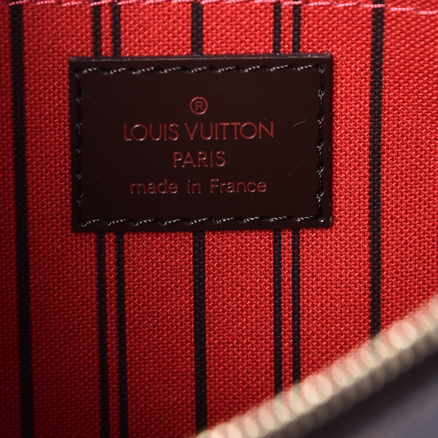 Louis Vuitton Damier Ebene Neverfull MM GM Pochette 6 of 7