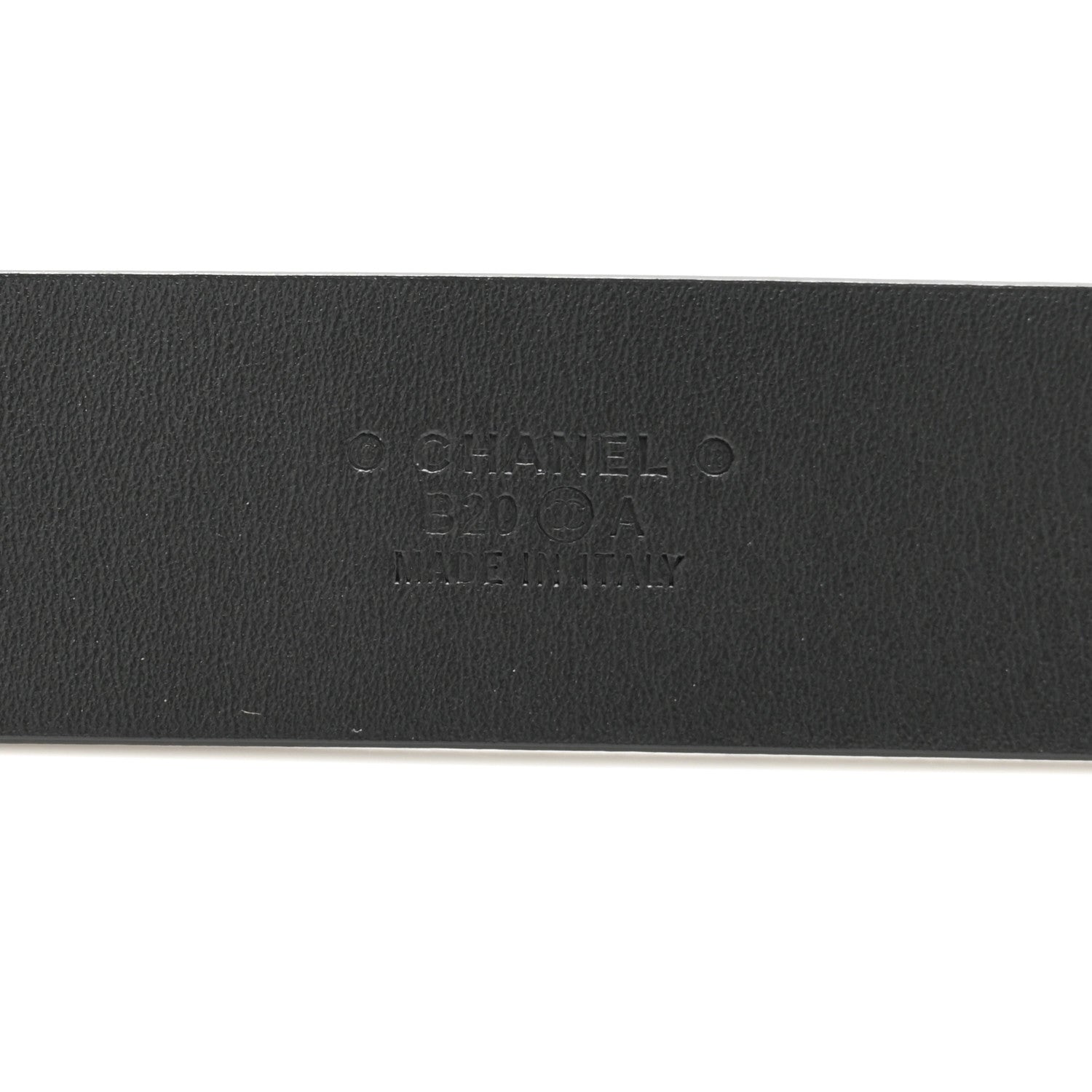 Chanel Calfskin Paris Button CC Belt 90 36 Black 5 of 7