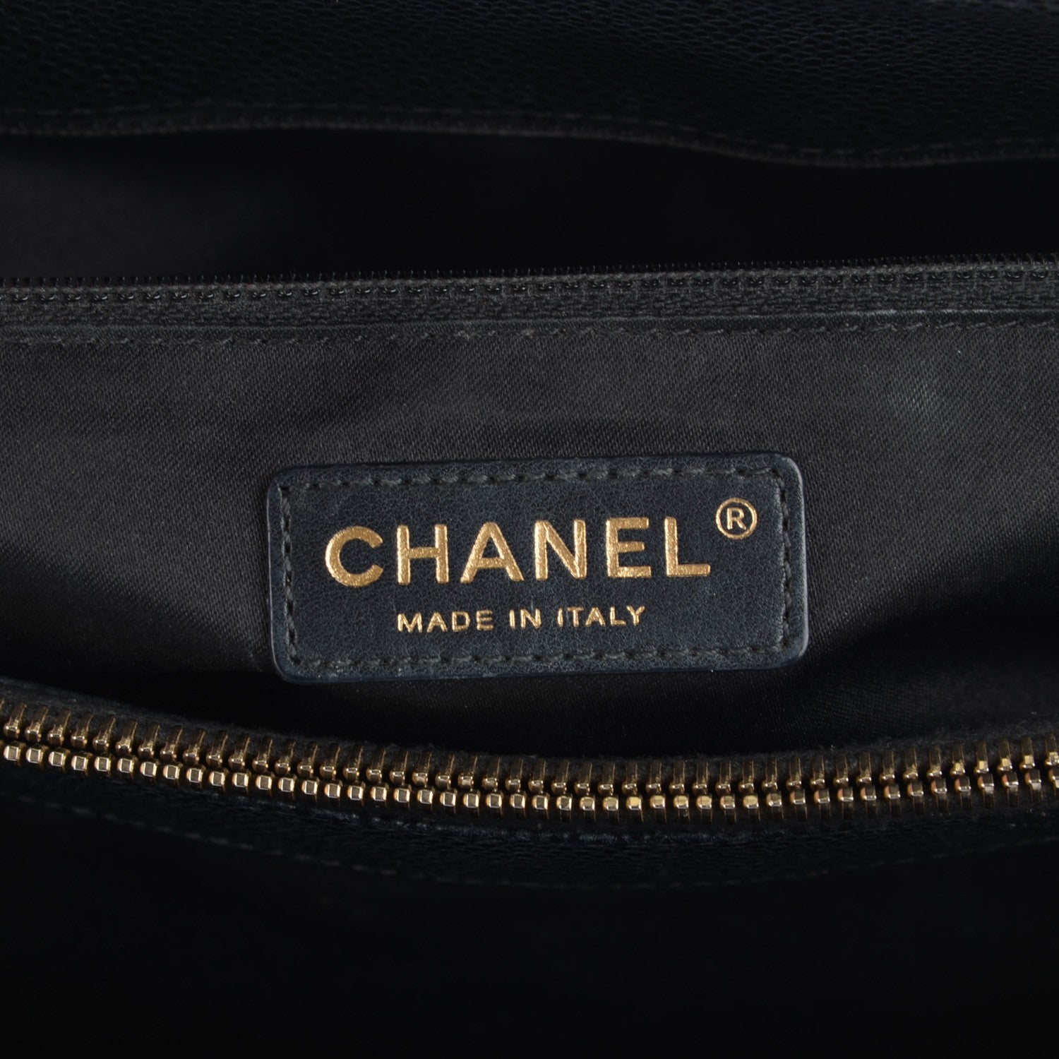 Chanel Caviar Quilted Grand Shopping Tote GST Black 6 of 7