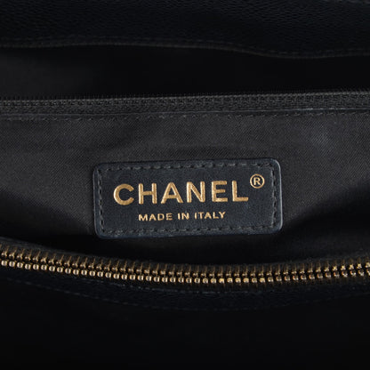 Chanel Caviar Quilted Grand Shopping Tote GST Black 6 of 7