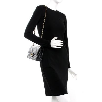 Chanel Lambskin Quilted Small Double Flap Black 2 of 8