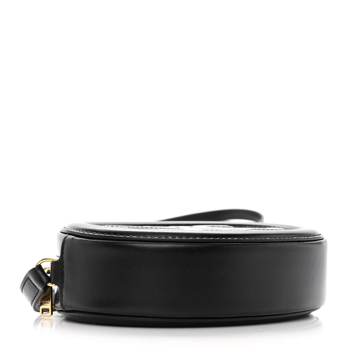 Smooth Calfskin Cuir Triomphe Oval Bag Black