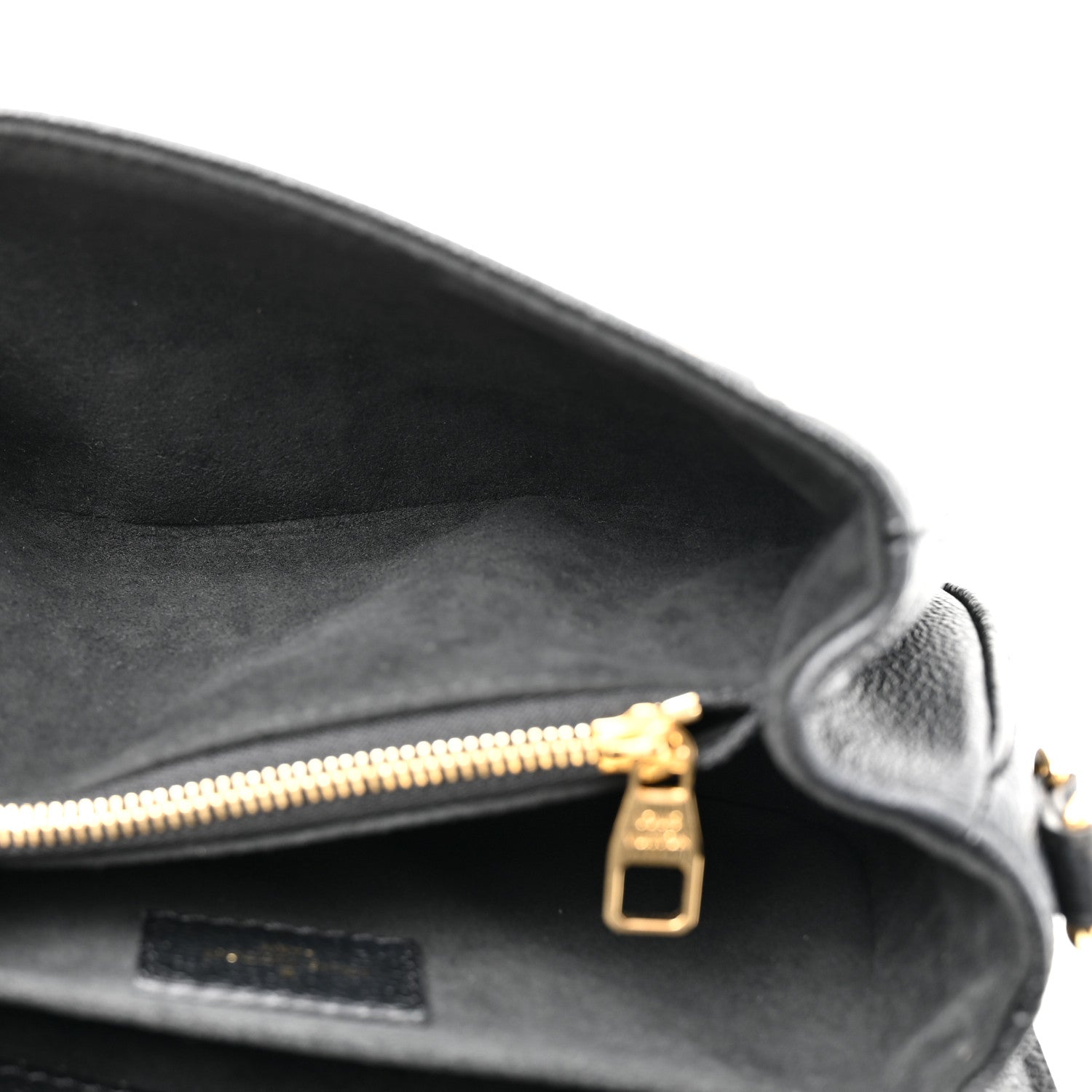 Louis Vuitton Empreinte Monogram Giant Pochette Metis East West Black Beige 4 of 10