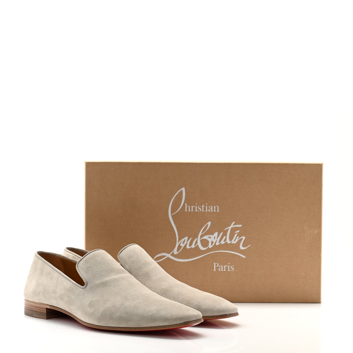 Veau Velours Mens Dandelion Flat Loafers 42 Goose