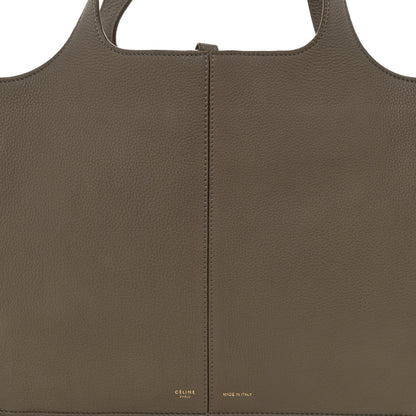 Celine Baby Grained Calfskin Medium Tri-Fold Bag Taupe 8 of 11