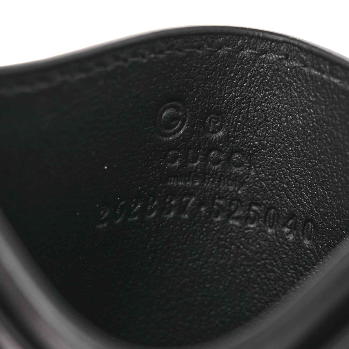 Microguccissima Card Holder Black