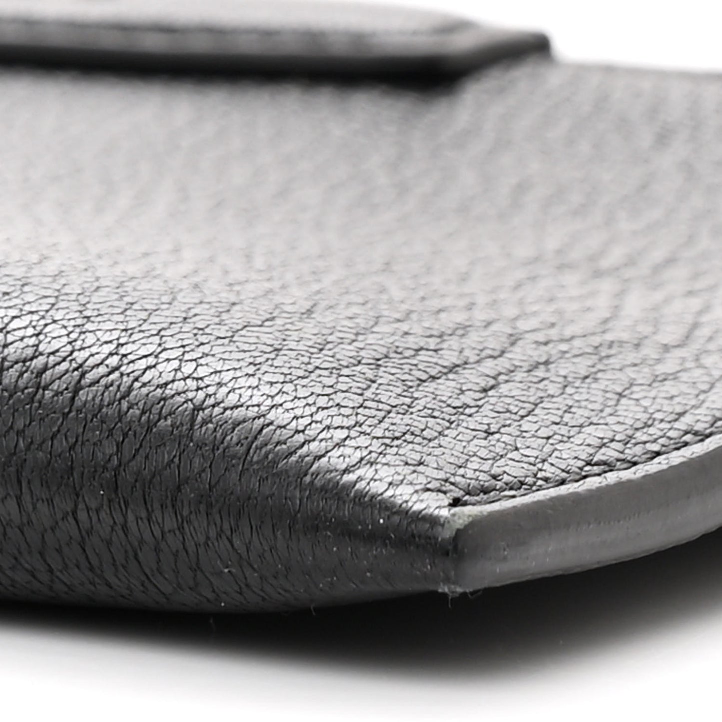 Sugar Goatskin Antigona Pouch With Strap Black