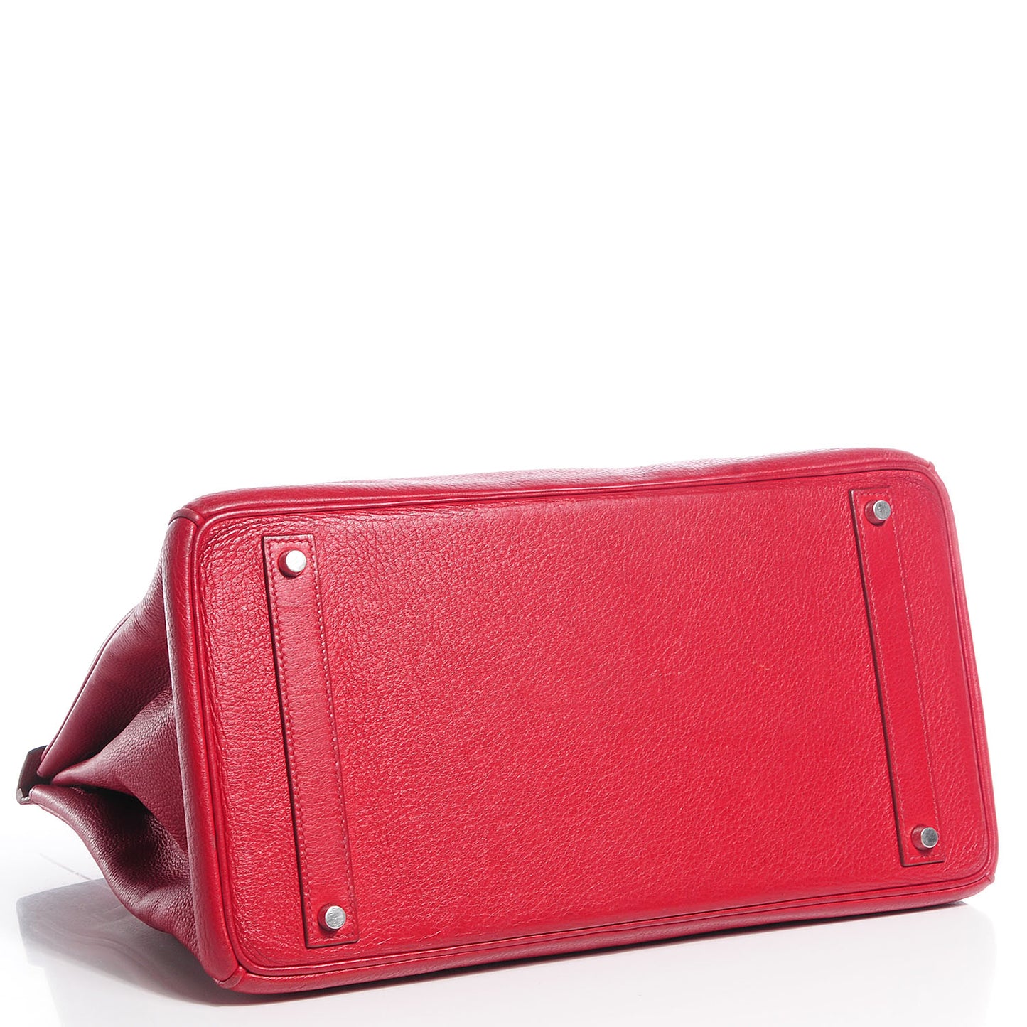 Taurillon Clemence Birkin 40 Rouge Garance