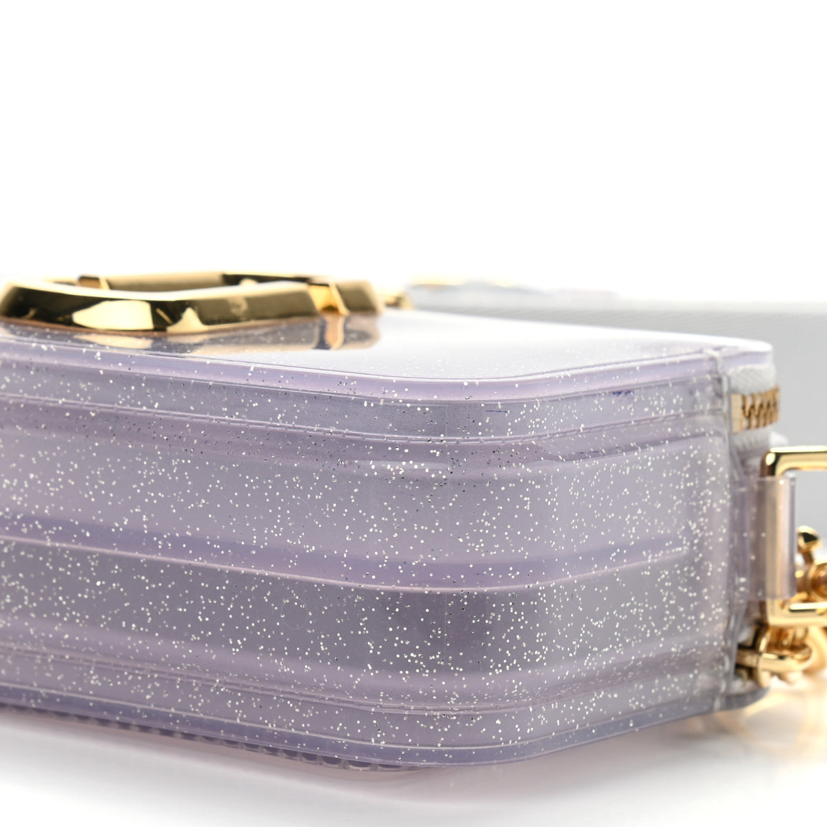 Jelly Glitter Small Snapshot Camera Bag Silver Multi