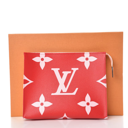 Louis Vuitton Monogram Giant Toiletry Pouch 26 Rouge 8 of 8