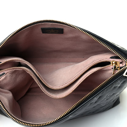 Louis Vuitton Lambskin Embossed Monogram Coussin PM Black 4 of 4