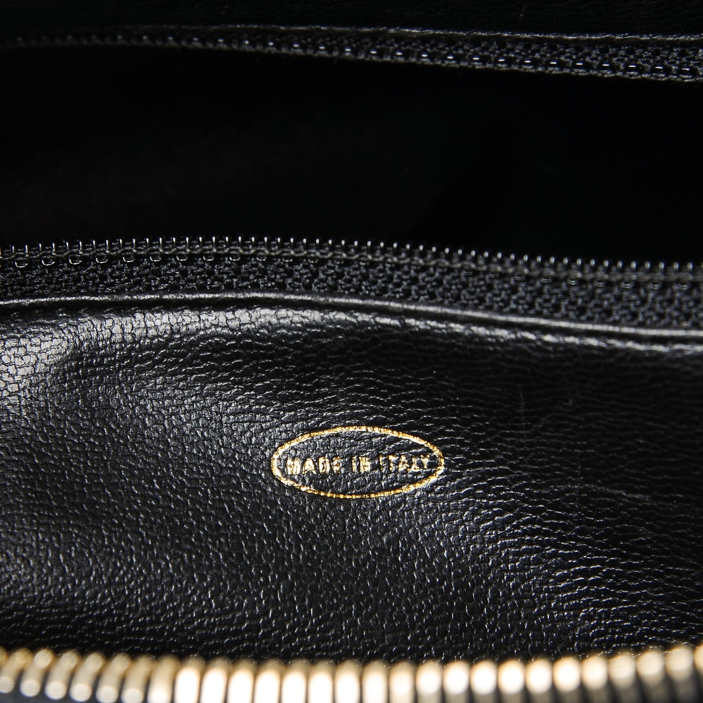 Patent CC Shoulder Bag Black