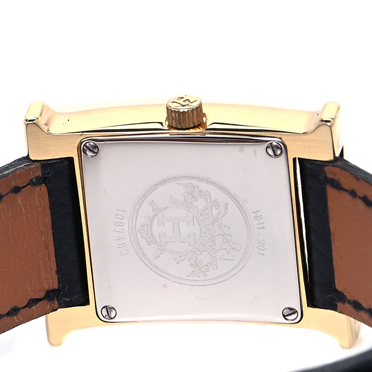 Stainless Steel Courchevel 21mm Heure H Hour Quartz Watch Noir