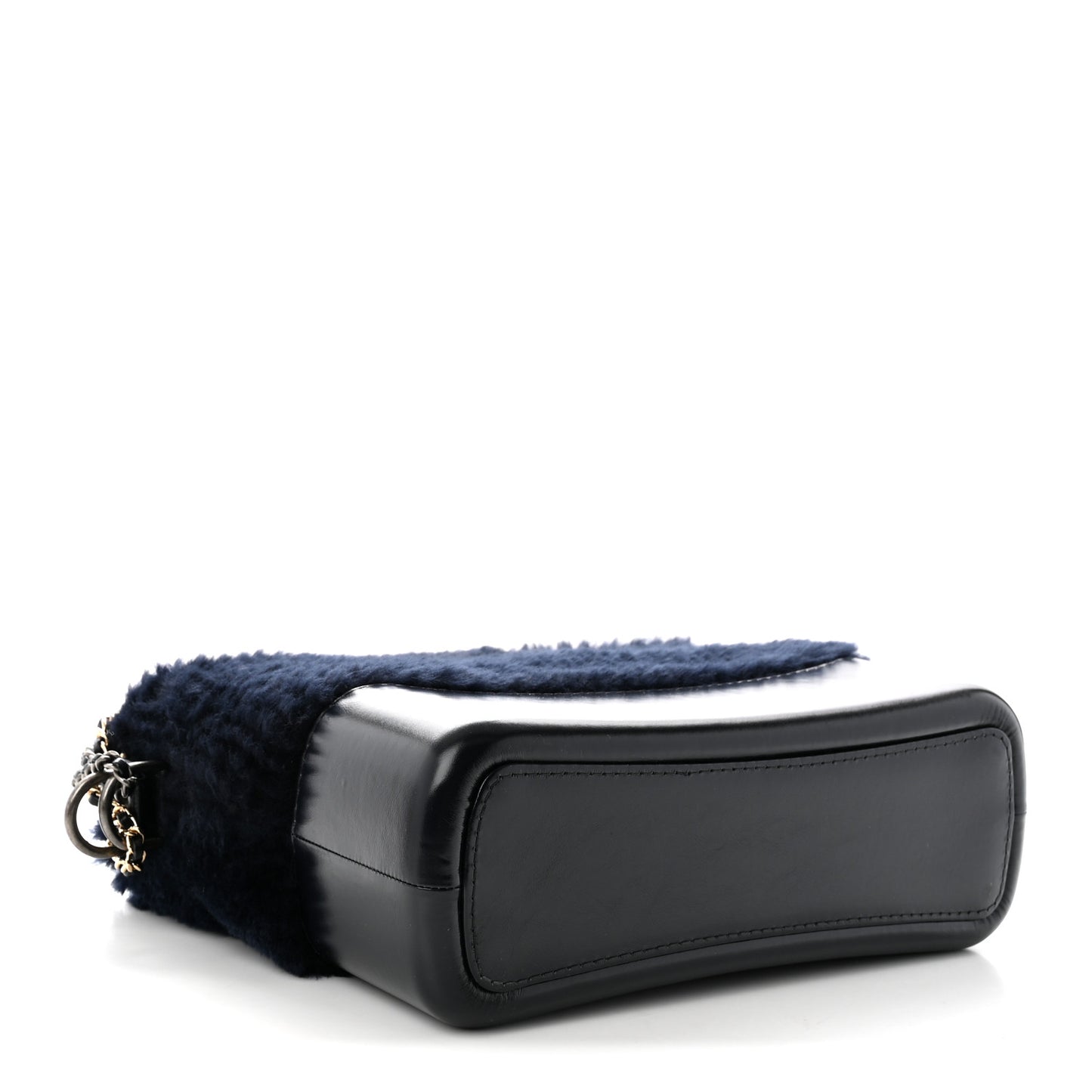 Shearling Medium Gabrielle Hobo Navy