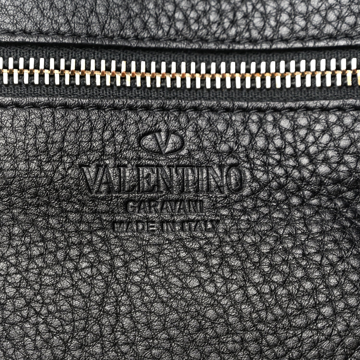 Valentino Garavani Pebbled Calfskin Medium Rockstud Tote Black 6 of 10