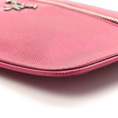 Prada Metallic Saffiano Lux Crossbody Bag Ametista 8 of 10