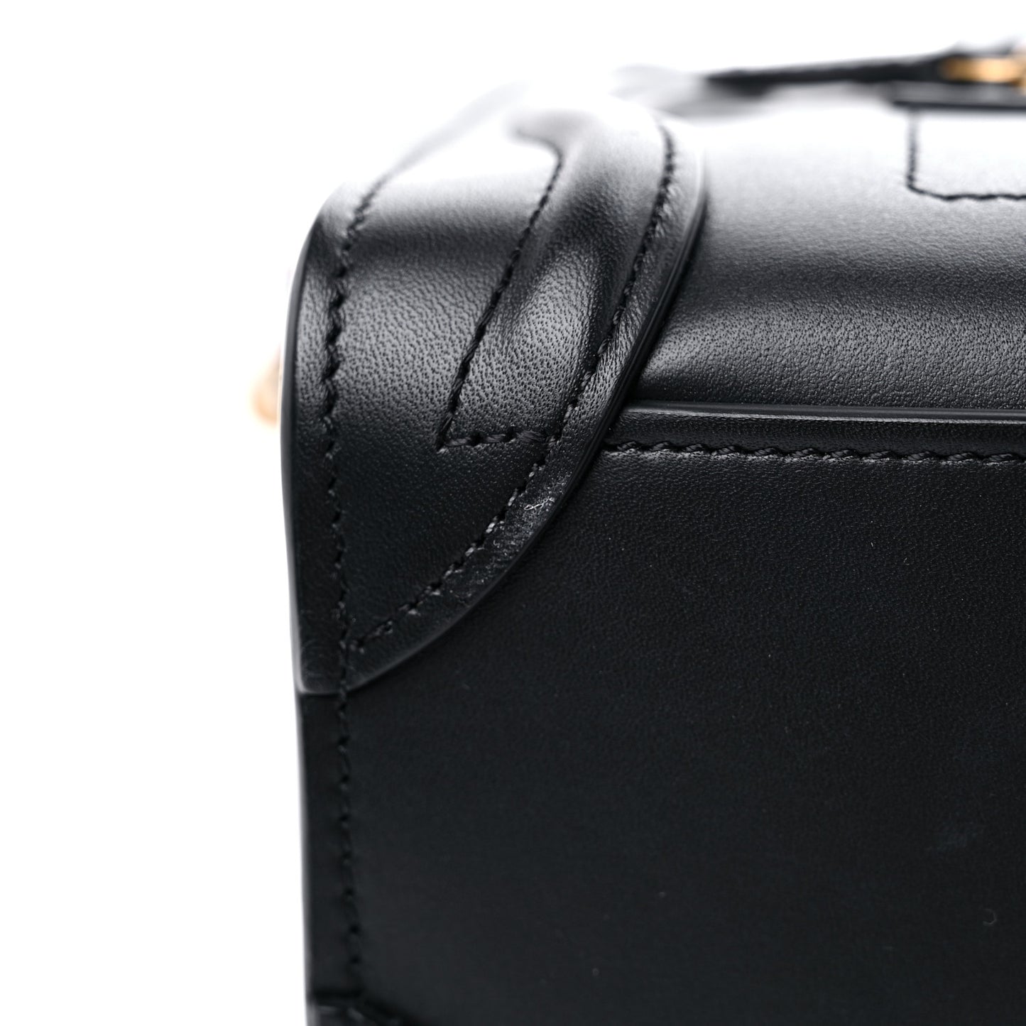 Smooth Calfskin Nano Luggage Black