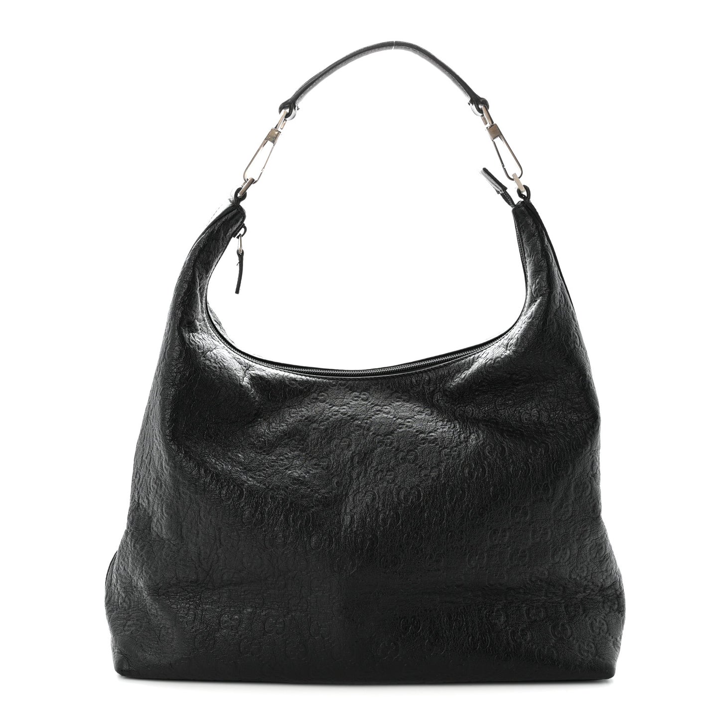 Guccissima Monogram Hobo Black