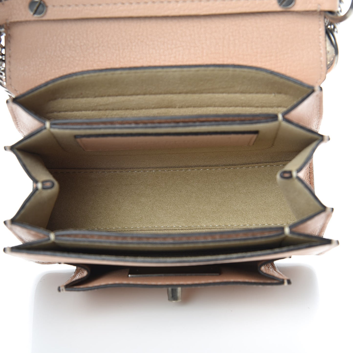 Goatskin Mini GV3 Shoulder Bag Powder