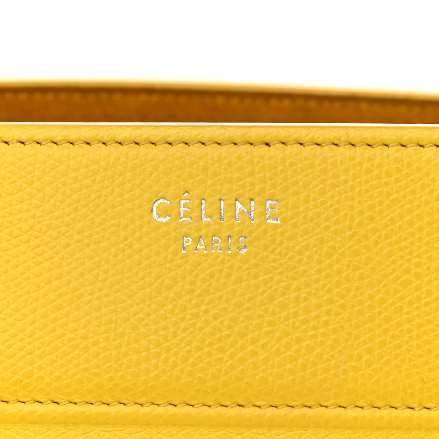 Grained Calfskin Medium Phantom Luggage Yellow