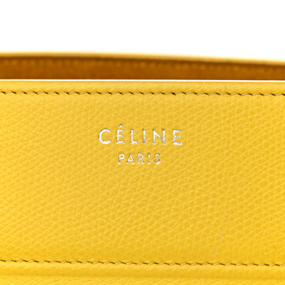 Celine Grained Calfskin Medium Phantom Luggage Yellow 5 of 16