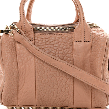 Alexander Wang Pebbled Lambskin Mini Rockie Latte Gold Hardware 7 of 11