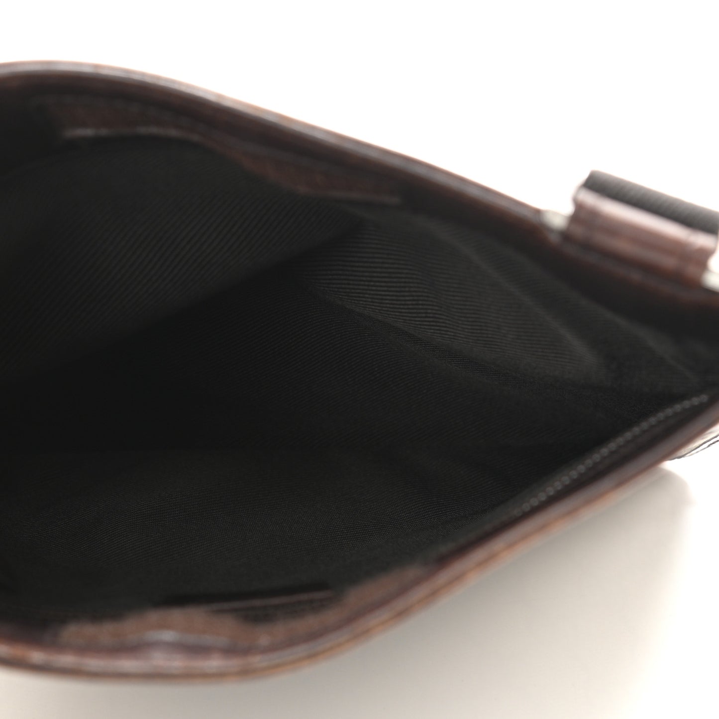 Monogram Messenger Crossbody Bag Dark Brown