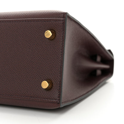 Hermes Epsom Kelly Sellier 25 Rouge Sellier 10 of 13
