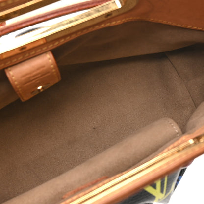 Louis Vuitton Monogram Multicolor Judy PM Black 4 of 8