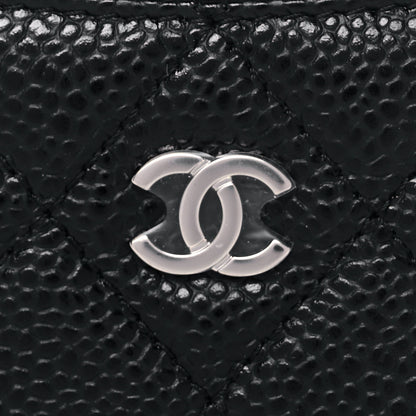 Chanel Caviar Quilted Card Holder Black 9 of 10