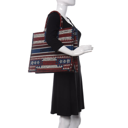 Christian Dior Canvas Embroidered Exclusive US Book Tote Multicolor 2 of 9