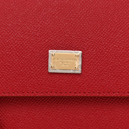 Dolce & Gabbana Dauphine Mini Miss Sicily Satchel Dark Red 7 of 9